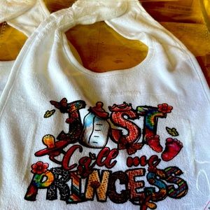 Just Call Me Princess Baby Bib